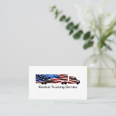 Patriotic American Truck Driver Shipping Service 名刺 (スタンド正面)