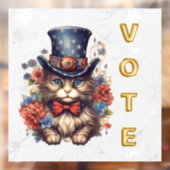 Patriotic Americana Cat Vote ウィンドウサイン (シート2)