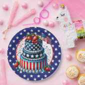 Patriotic And Sassy Celebration ペーパープレート (パーティー)