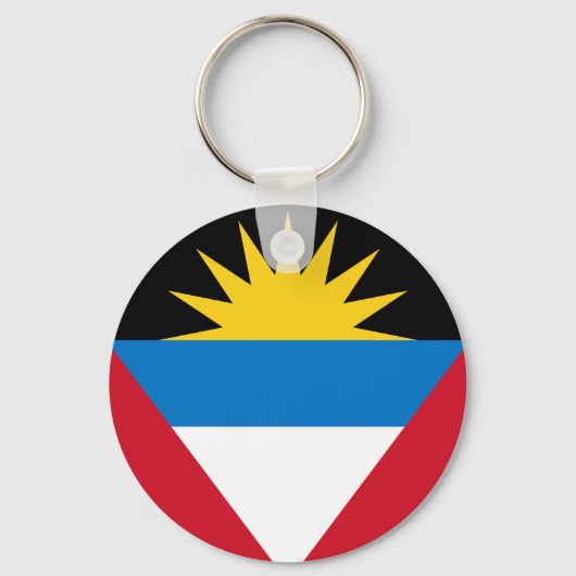 Patriotic Antigua and Barbuda Flag キーホルダー (正面)