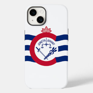 Patriotic Apple Case-Mate 14、シンシナティ国旗 iPhone 14ケース