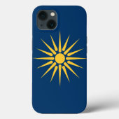 Patriotic Apple Case-Mate, Macedonia flag Case-Mate iPhoneケース (裏面)