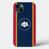 Patriotic Apple Case-Mate, Mississippi flag Case-Mate iPhoneケース (裏面)