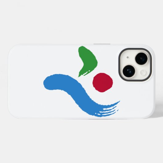 Patriotic Apple Case-Mate, Seoul Flag Case-Mate iPhoneケース (裏面 (横))