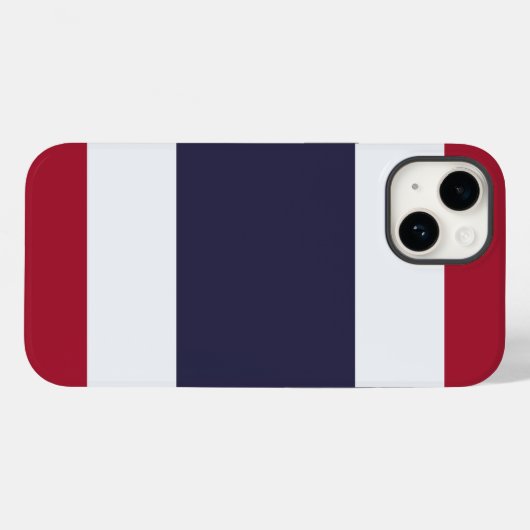 Patriotic Apple Case-Mate, Thailand Flag Case-Mate iPhoneケース (裏面 (横))
