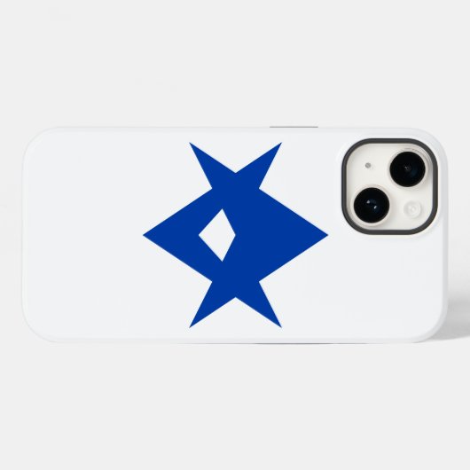 Patriotic Apple Case-Mate, Toyota City Flag Case-Mate iPhoneケース (裏面 (横))