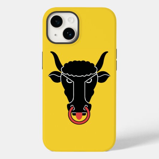 Patriotic Apple Case-Mate, Uri canton Flag Case-Mate iPhoneケース (裏面)