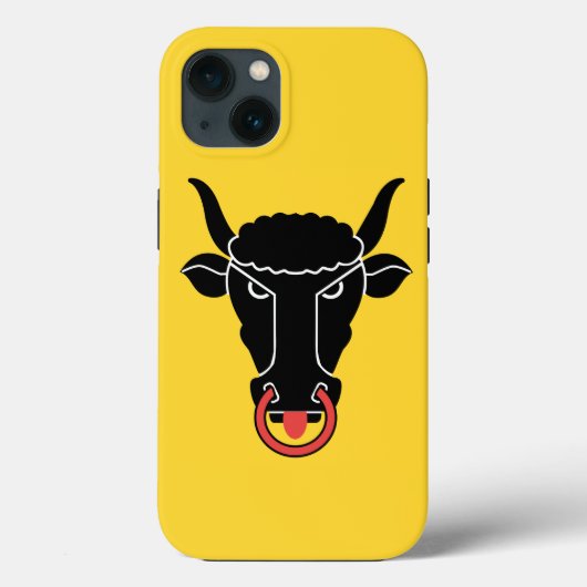 Patriotic Apple Case-Mate, Uri canton flag Case-Mate iPhoneケース (裏面)