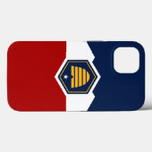 Patriotic Apple Case-Mate, Utah flag Case-Mate iPhoneケース (裏面 (横))