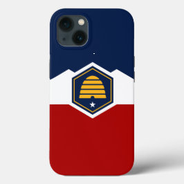 Patriotic Apple Case-Mate, Utah flag iPhone 13ケース