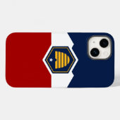 Patriotic Apple Case-Mate, Utah Flag, USA Case-Mate iPhoneケース (裏面 (横))