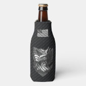 Patriotic Appreciation Thank You Military Veterans ボトルクーラー (ボトル正面)