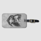 Patriotic Appreciation Thank You Military Veterans ラゲッジタグ (正面横)