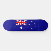 Patriotic Australian Flag スケートボード (横)