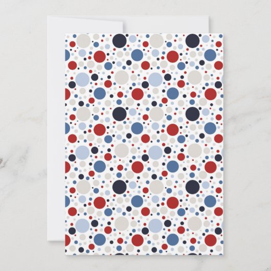 Patriotic Baby Shower Invitation 招待状 (裏面)