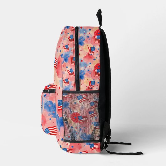 Patriotic Backpack 2 プリントバックパック (右)