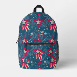 Patriotic Backpack 3 プリントバックパック