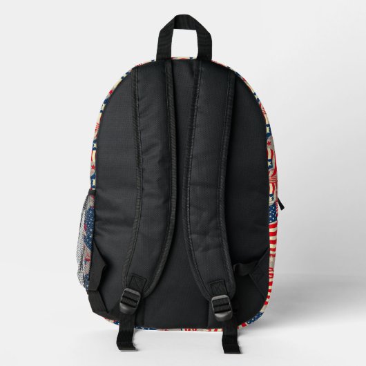 Patriotic Backpack 4  プリントバックパック (裏面)