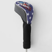 Patriotic Bald Eagle American Flag Golf Driver  ゴルフヘッドカバー (アングル)