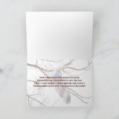 Patriotic Bald Eagle Happy Birthday カード (内部)