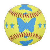 Patriotic baseball with flag of Bady Bassit 野球ボール (裏面)