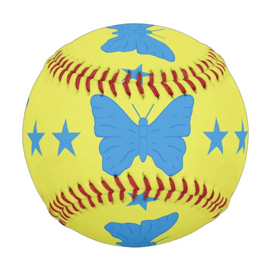Patriotic baseball with flag of Bady Bassit 野球ボール (正面)