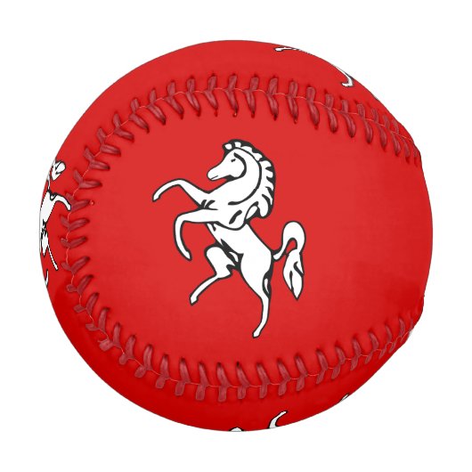 Patriotic baseball with flag of Kent County 野球ボール (正面左)