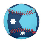 Patriotic baseball with flag of Minnesota 野球ボール (裏面)