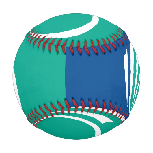 Patriotic baseball with flag of Ottawa, Canada 野球ボール (裏面)