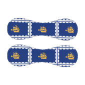 Patriotic baseball with flag of Quebec City 野球ボール (パネル)