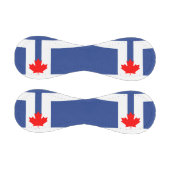 Patriotic baseball with flag of Toronto, Canada 野球ボール (パネル)