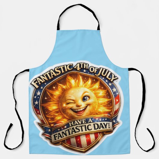 Patriotic BBQ apron エプロン (正面)