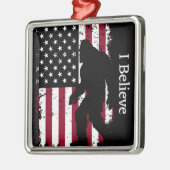 Patriotic Bigfoot  メタルオーナメント (左)