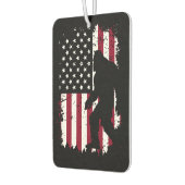 Patriotic Bigfoot – American Flag Sasquatch カーエアーフレッシュナー (左)