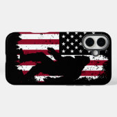 Patriotic Bigfoot   Case-Mate iPhoneケース (裏面 (横))