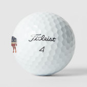 Patriotic Bison Golf Balls ゴルフボール (ロゴ)