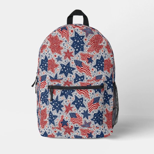 Patriotic Blast 2 プリントバックパック (正面)