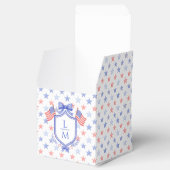 Patriotic Blue and Red Stars フェイバーボックス (オープン)