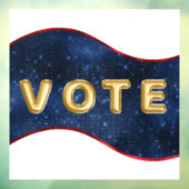Patriotic Blue Wave Vote ウィンドウサイン (シート3)
