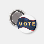 Patriotic Blue Wave Vote マグネット (正面/裏面)