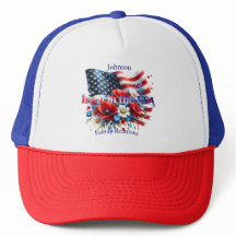 Patriotic Born in the USA Personalizable Family