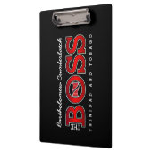 Patriotic BOSS Trinidad and Tobago Flag and NAME クリップボード (左)