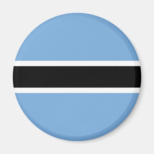 Patriotic Botswana Flag Magnet マグネット (正面)