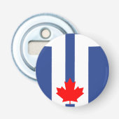 Patriotic bottle opener with Flag of Toronto 栓抜き (正面)