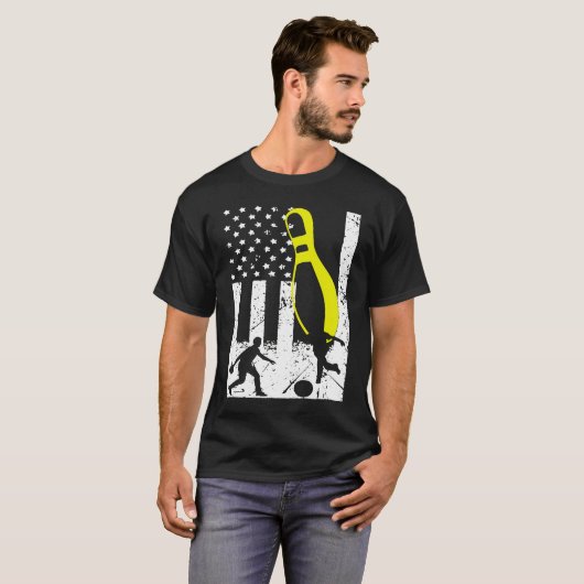 Patriotic Bowling Team Trophy Tシャツ (正面フル)