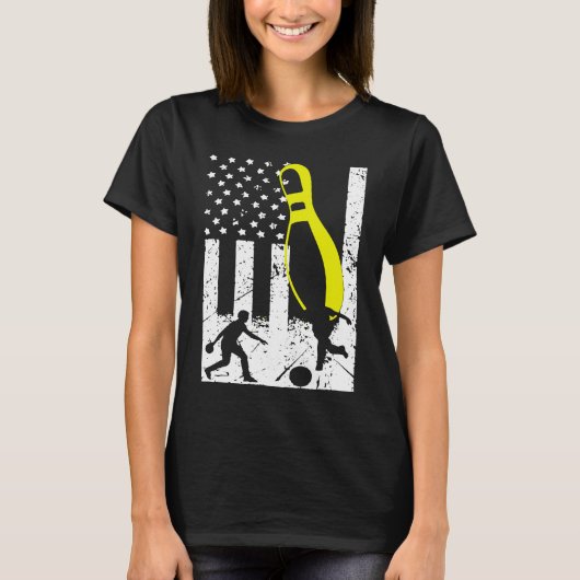 Patriotic Bowling Team Trophy Tシャツ (正面)