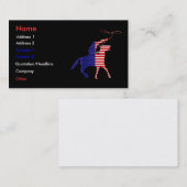 Patriotic Businessプロファイルカード 名刺 (正面/裏面)