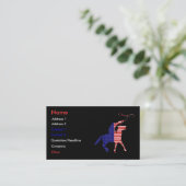 Patriotic Businessプロファイルカード 名刺 (スタンド正面)