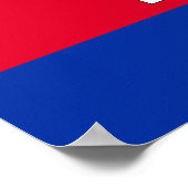 Patriotic Cambodia Flag ポスター (角)