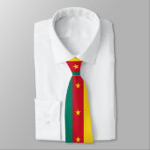 Patriotic Cameroon Flag Neck Tie ネクタイ (タイ)